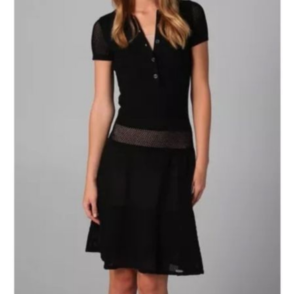 Lacoste x Malandrino Pointelle Polo Dress